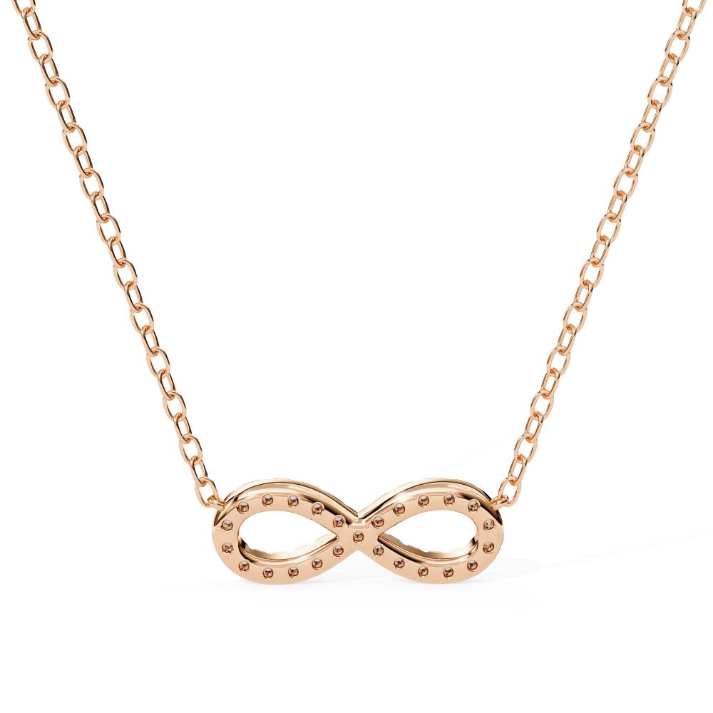 The Aitana infinity Diamond necklace