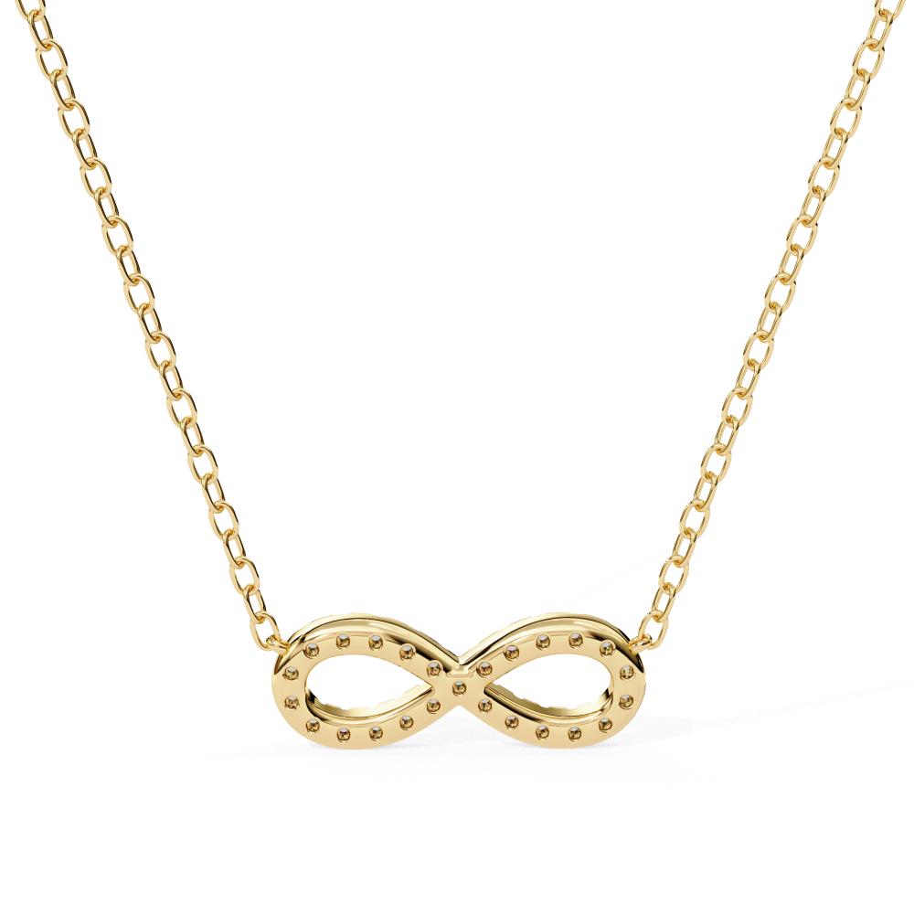 The Aitana infinity Diamond necklace