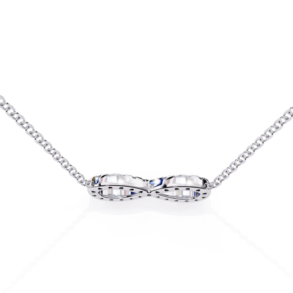 The Aitana infinity Diamond necklace