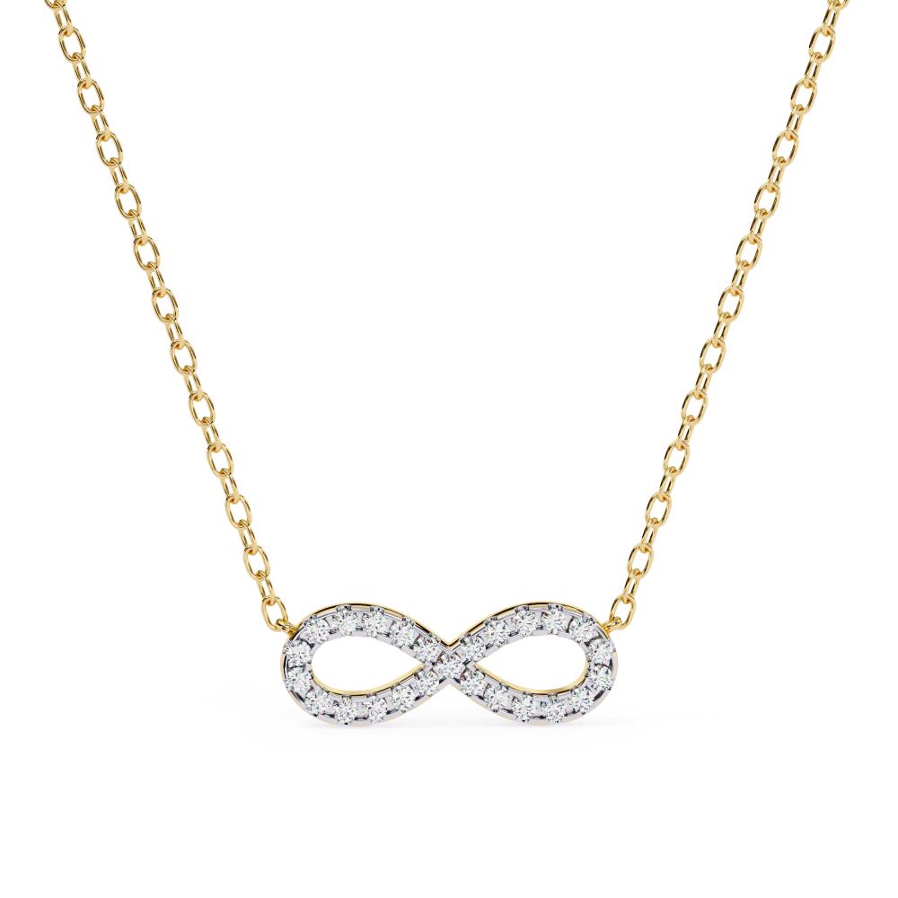 The Aitana infinity Diamond necklace