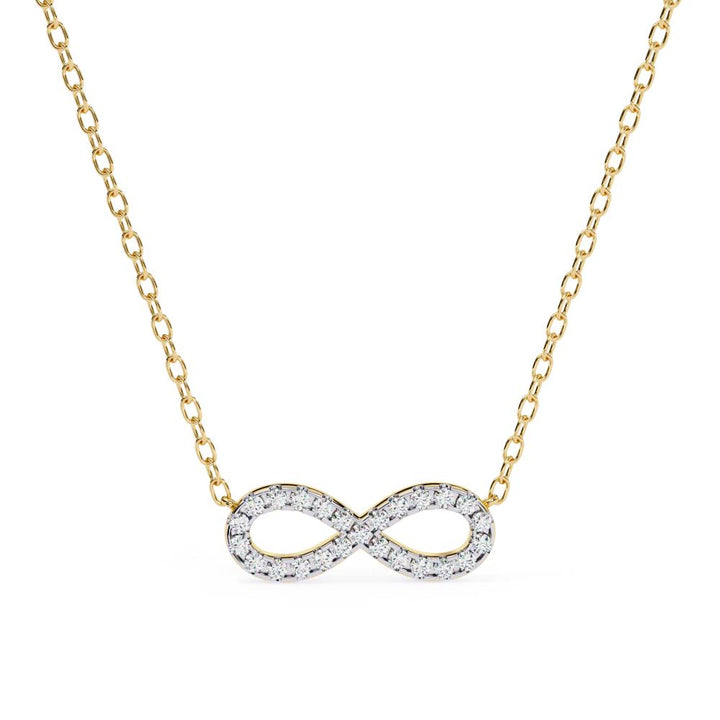 The Aitana infinity Diamond necklace