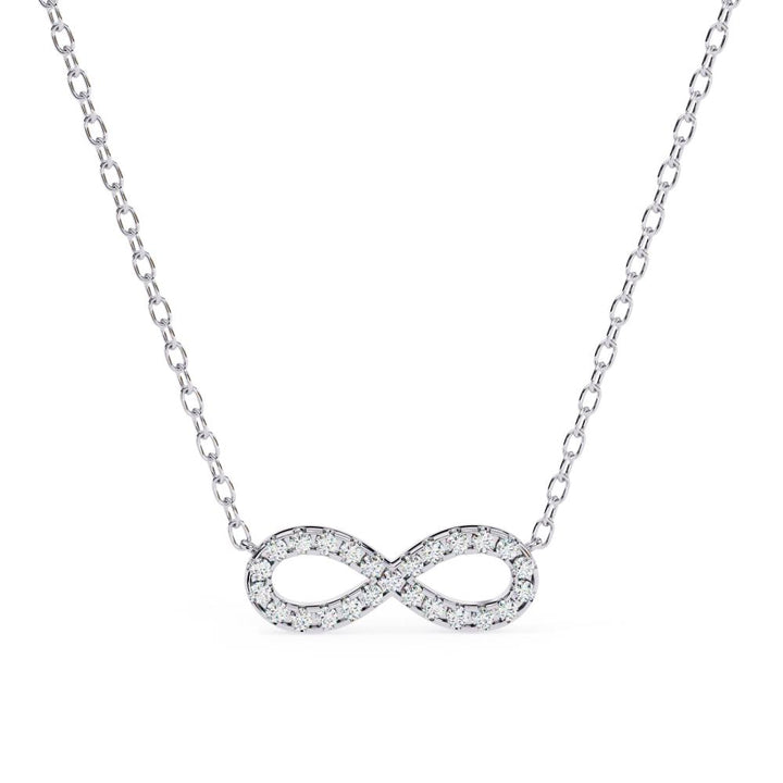 The Aitana infinity Diamond necklace