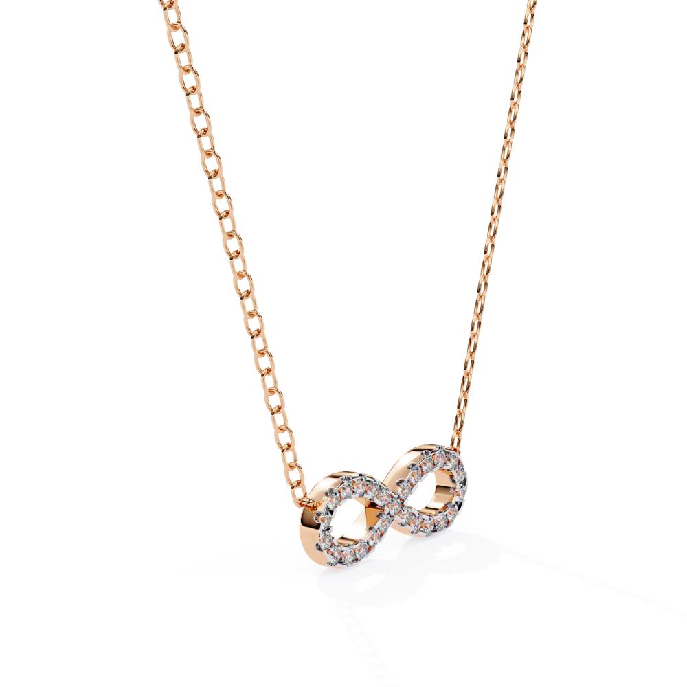 The Aitana infinity Diamond necklace