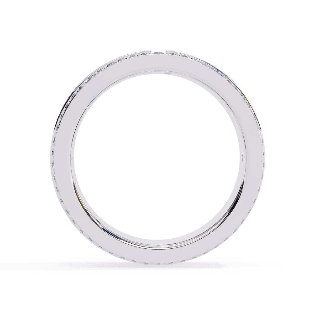 The Morgan Micro Pave Set 5mm Wedding Band