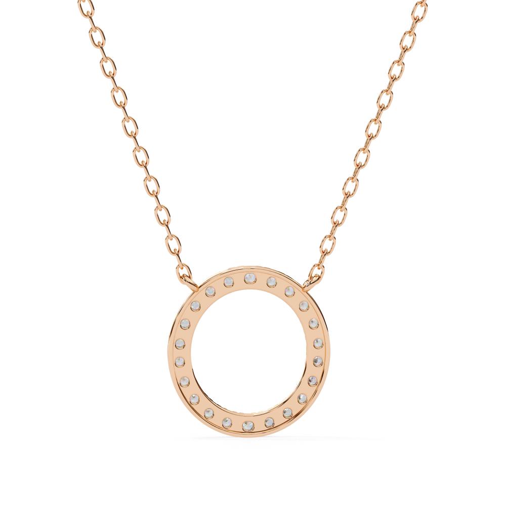 The Lily Round Shape Simple Necklace