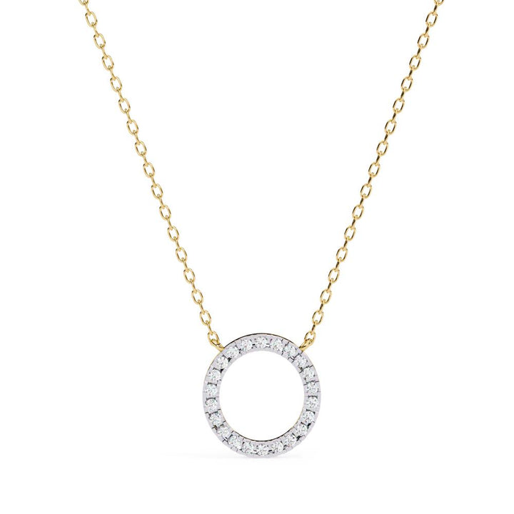 The Lily Round Shape Simple Necklace