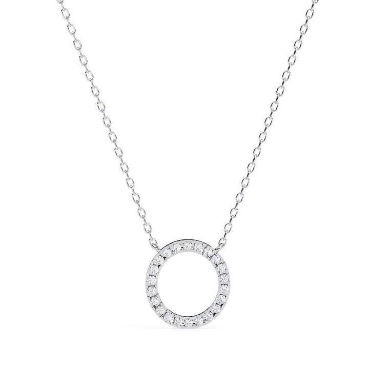 The Lily Round Shape Simple Necklace