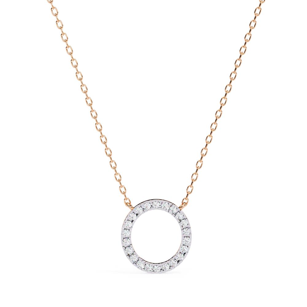 The Lily Round Shape Simple Necklace