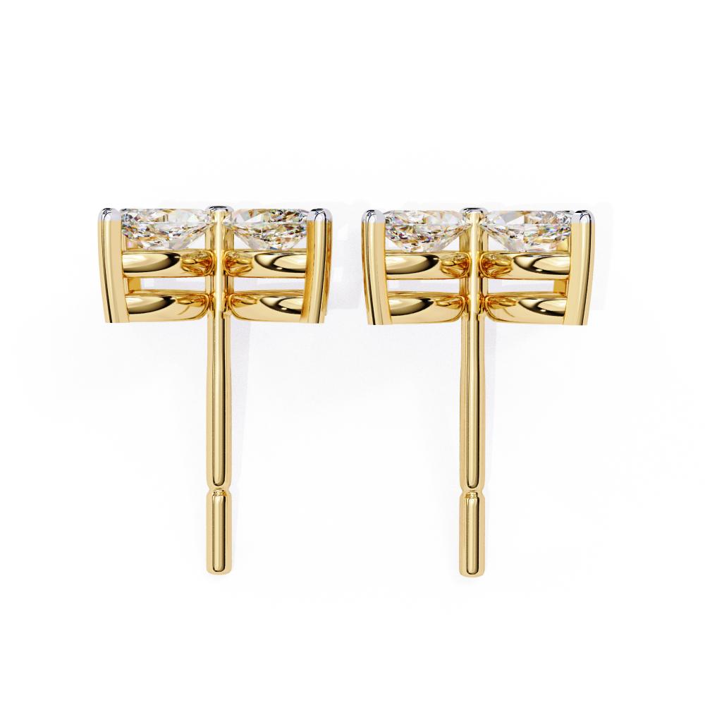 The Connie Marquise Four Stone Earrings