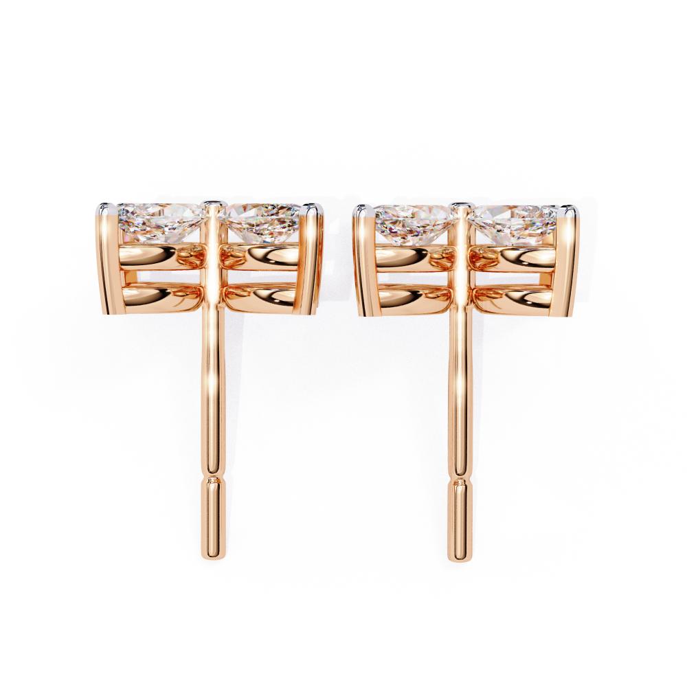 The Connie Marquise Four Stone Earrings