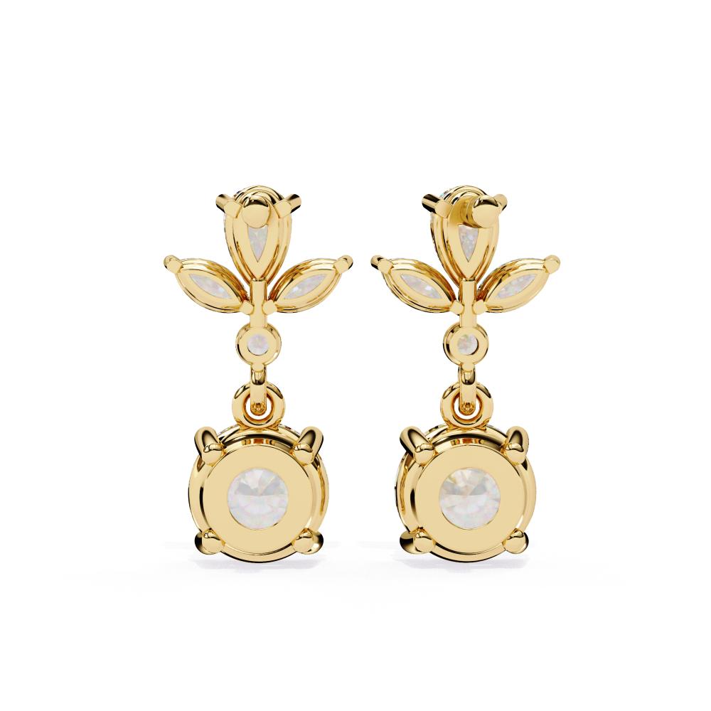 The Lasica Round Pear & Marquise Dangle & Drop Earrings