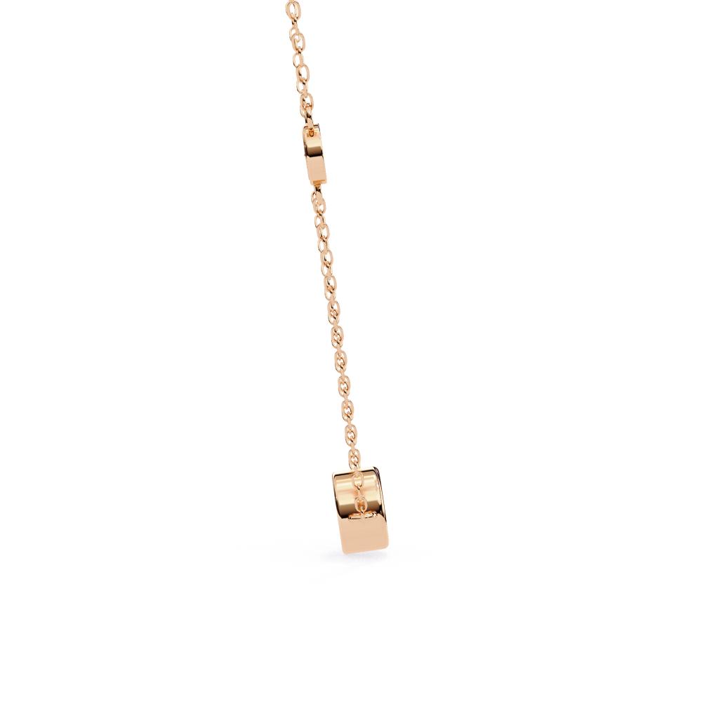 The Alana Round Cut Three Pendant Necklace