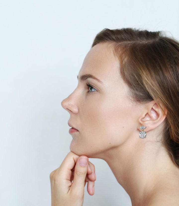 The Lasica Round Marquise Dangle & Drop Earrings