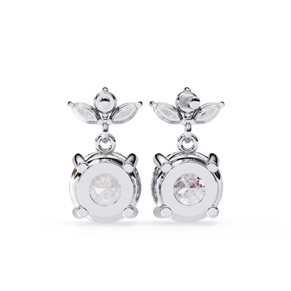 The Lasica Round Marquise Dangle & Drop Earrings