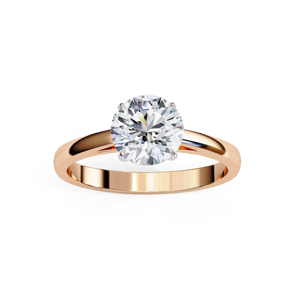 The Amy Round Cathedral Engagement Ring