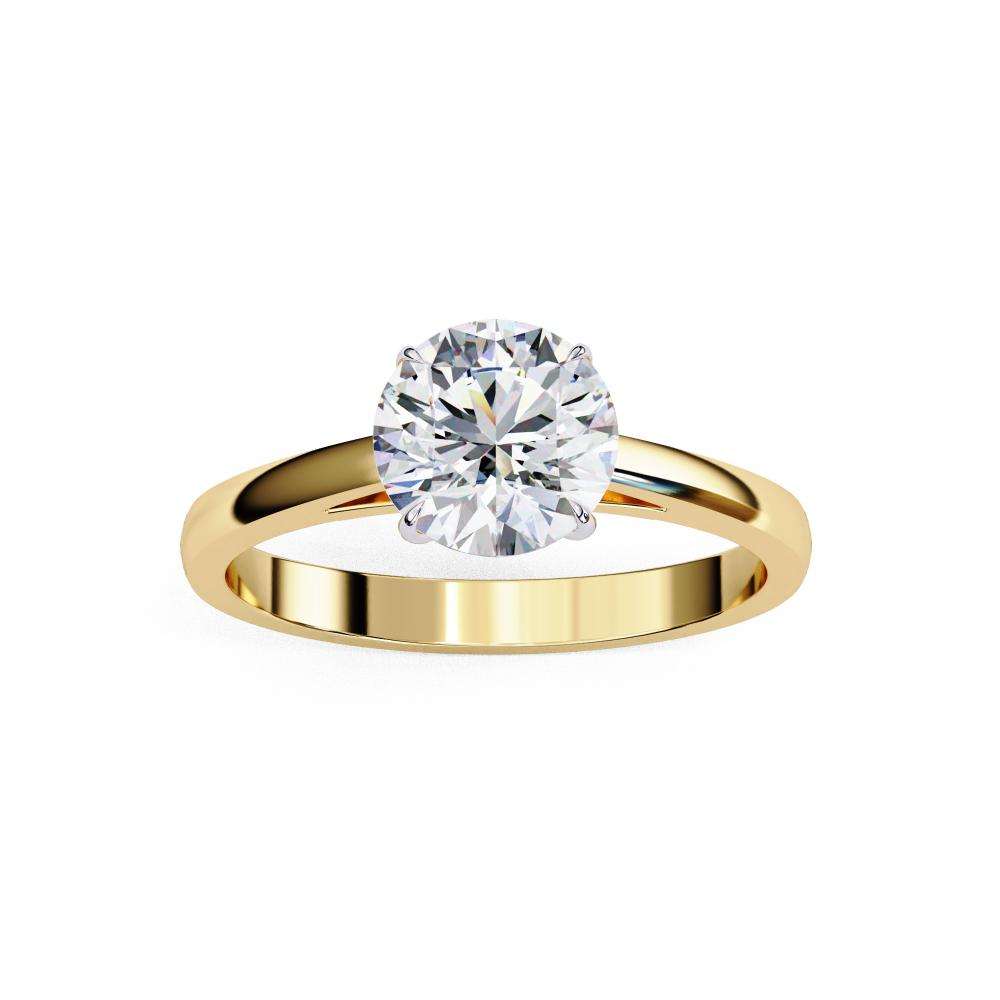 The Amy Round Cathedral Engagement Ring