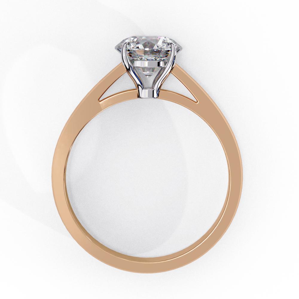 The Amy Round Cathedral Engagement Ring