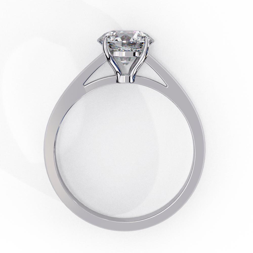 The Amy Round Cathedral Engagement Ring