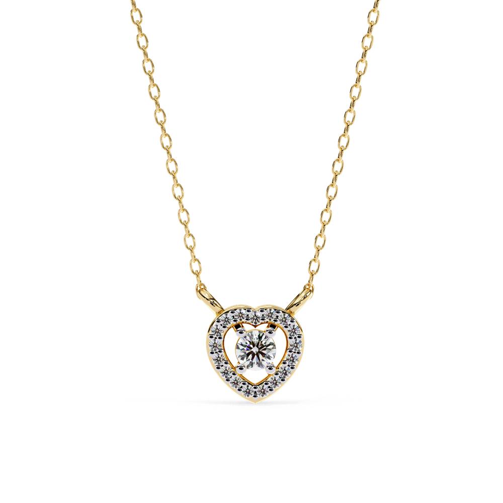 The Daniela Heart Shape Pendant Necklace