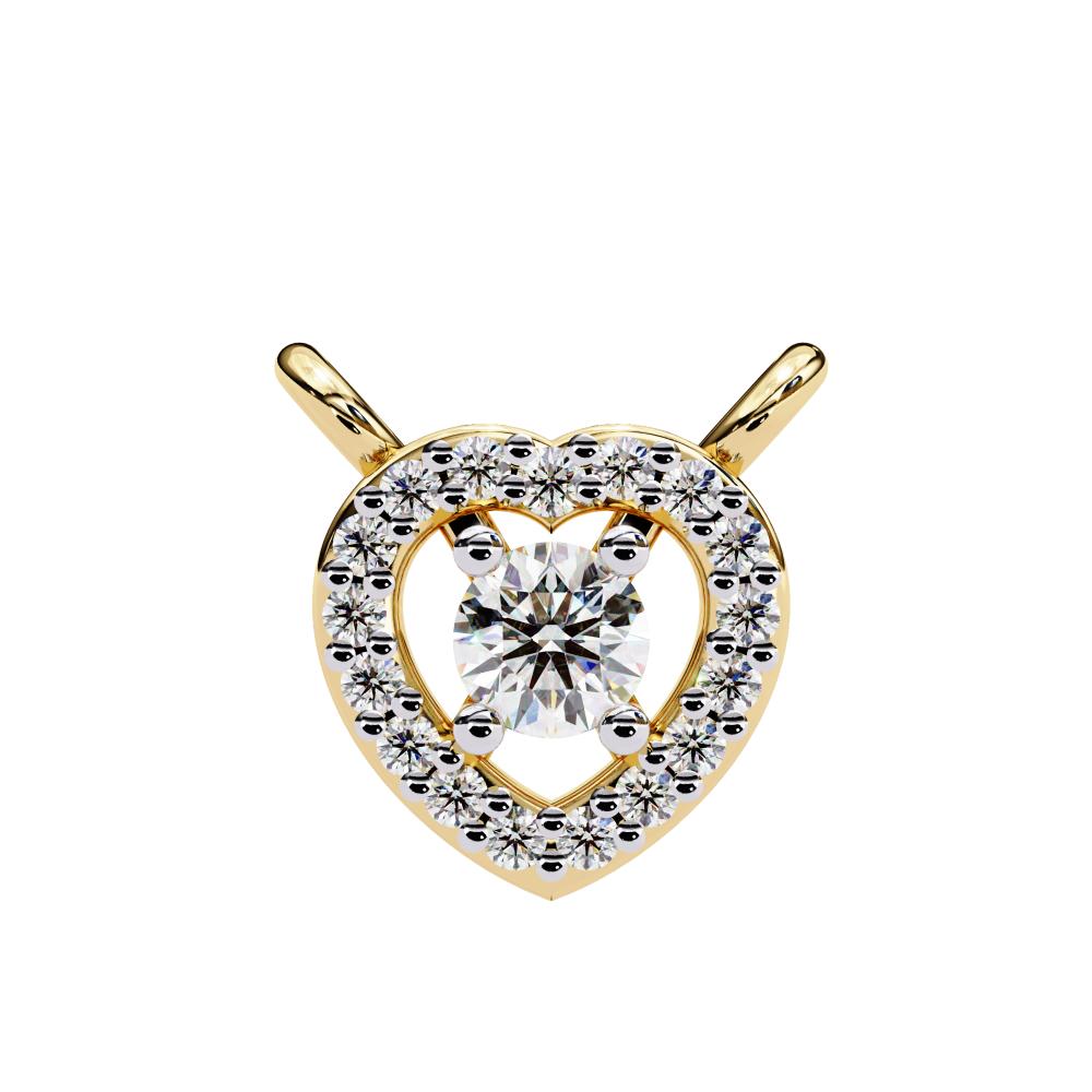 The Daniela Heart Shape Pendant Necklace