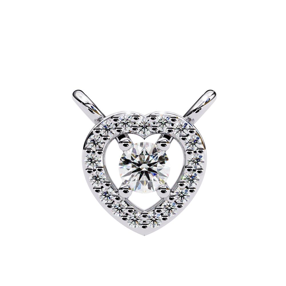 The Daniela Heart Shape Pendant Necklace