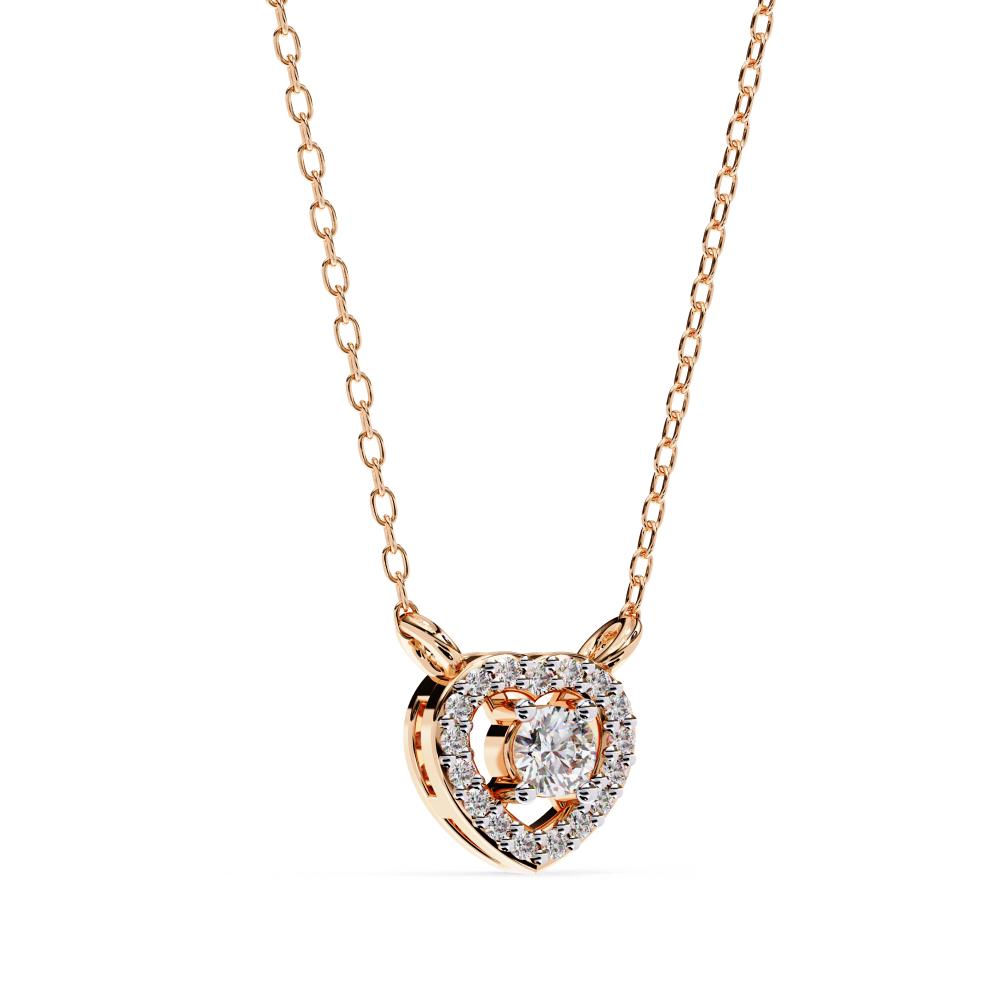 The Daniela Heart Shape Pendant Necklace