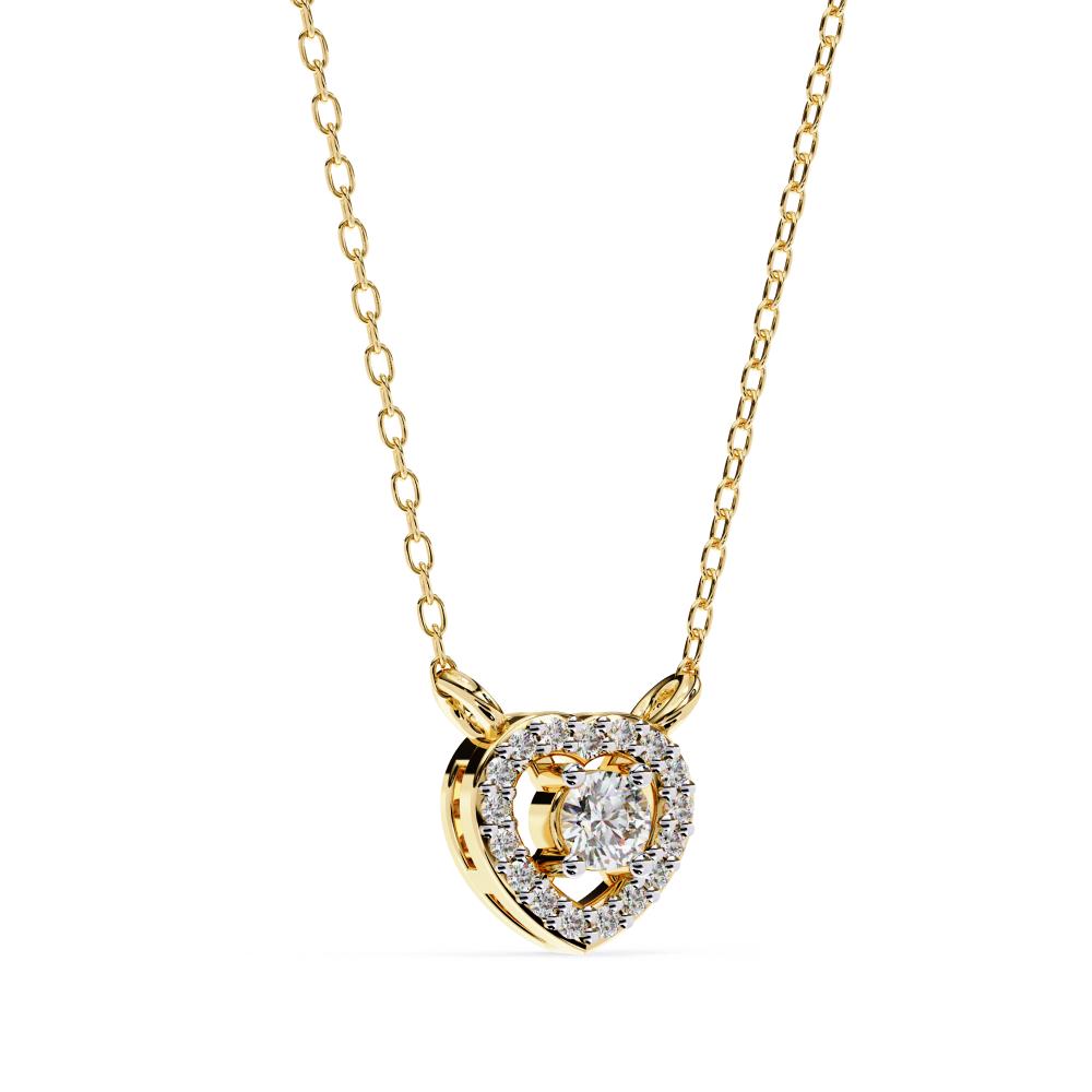 The Daniela Heart Shape Pendant Necklace