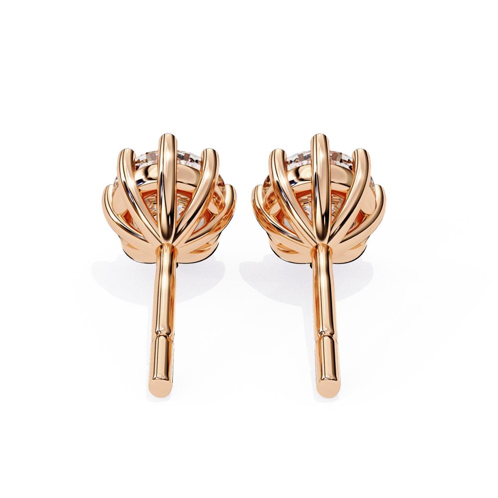 The Ziifle Round Multi Prong Stud Earrings