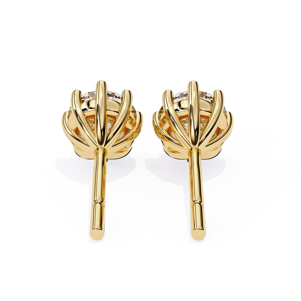 The Ziifle Round Multi Prong Stud Earrings