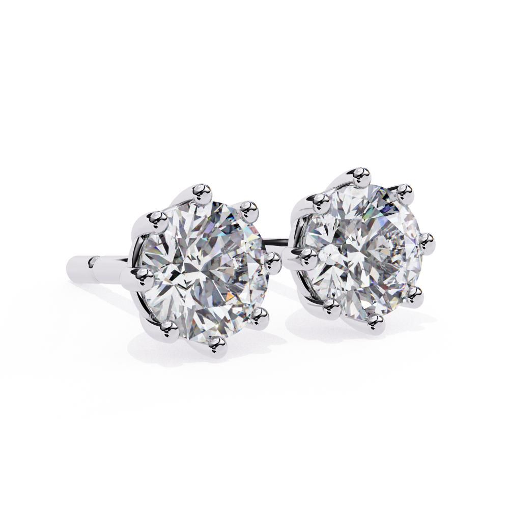 The Ziifle Round Multi Prong Stud Earrings