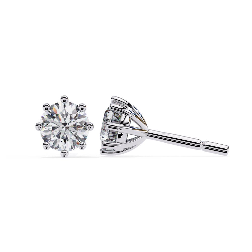 The Ziifle Round Multi Prong Stud Earrings