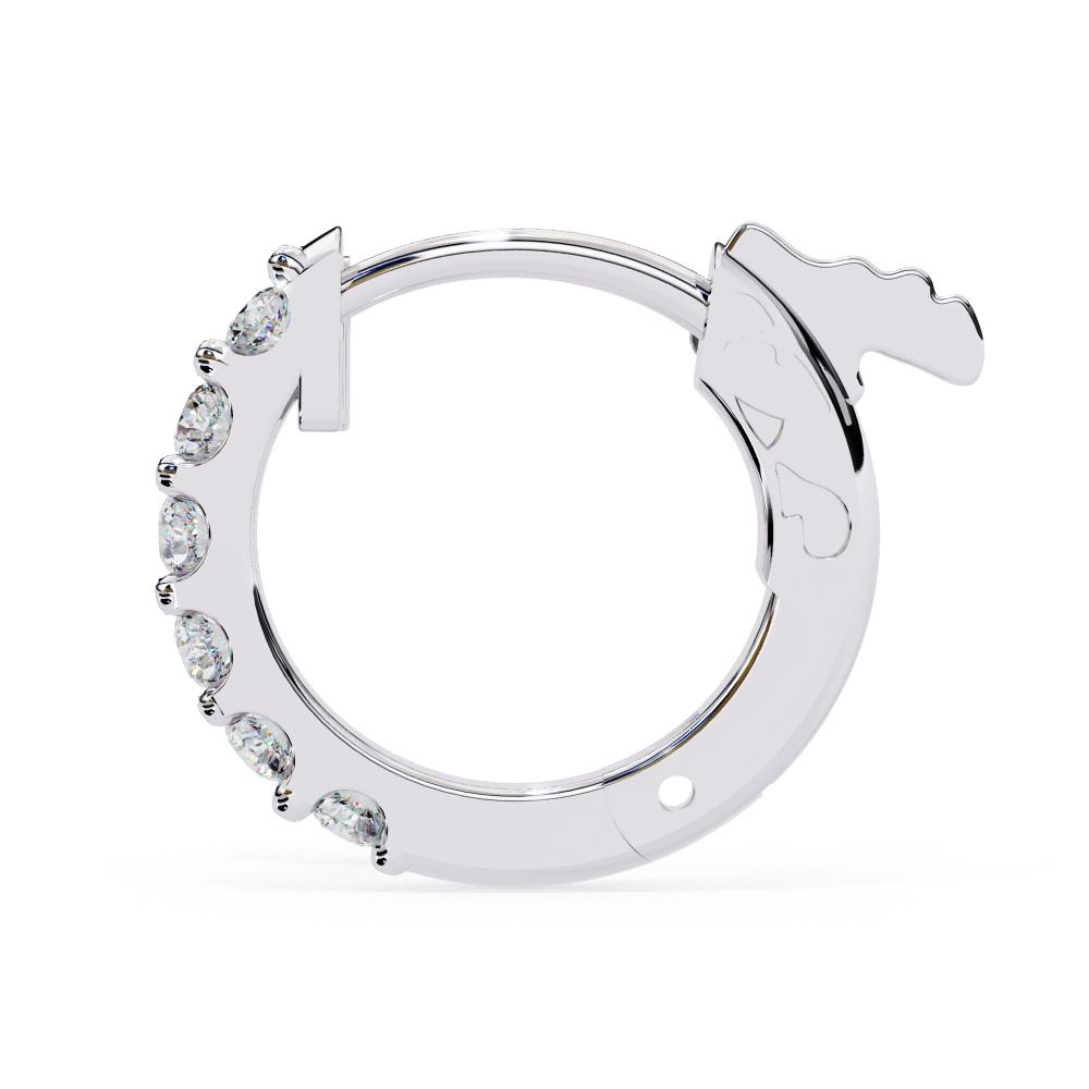 The Rachel Round Hoops Earrings