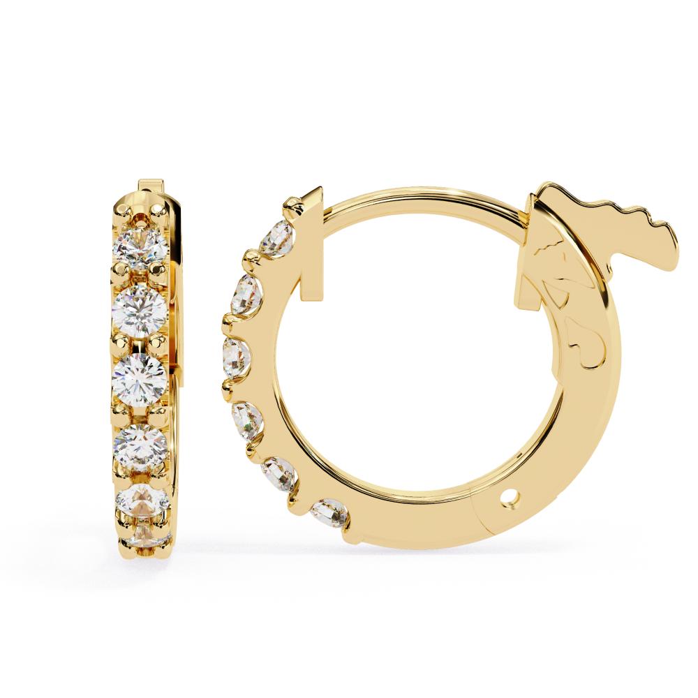 The Rachel Round Hoops Earrings