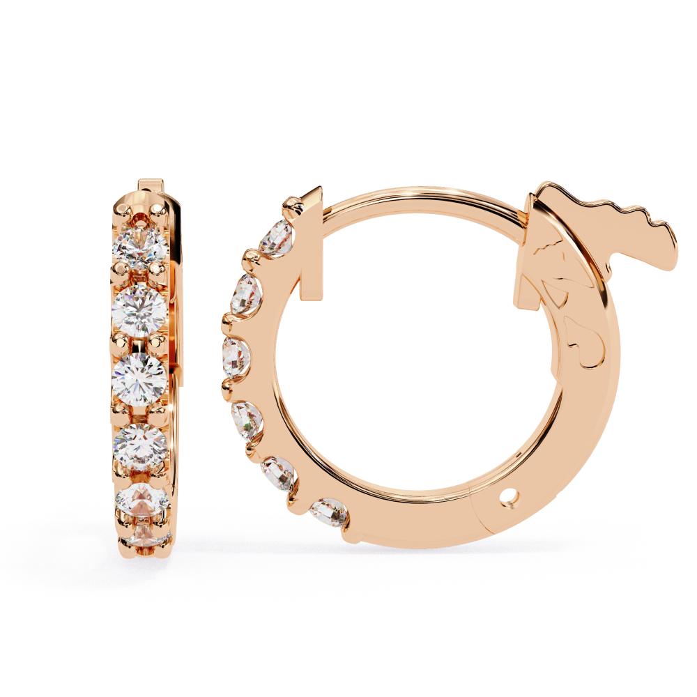 The Rachel Round Hoops Earrings