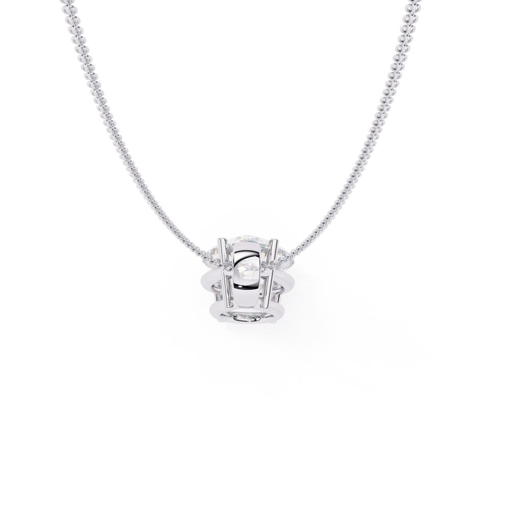 The Sophia Pear Solitaire Pendant With Chain