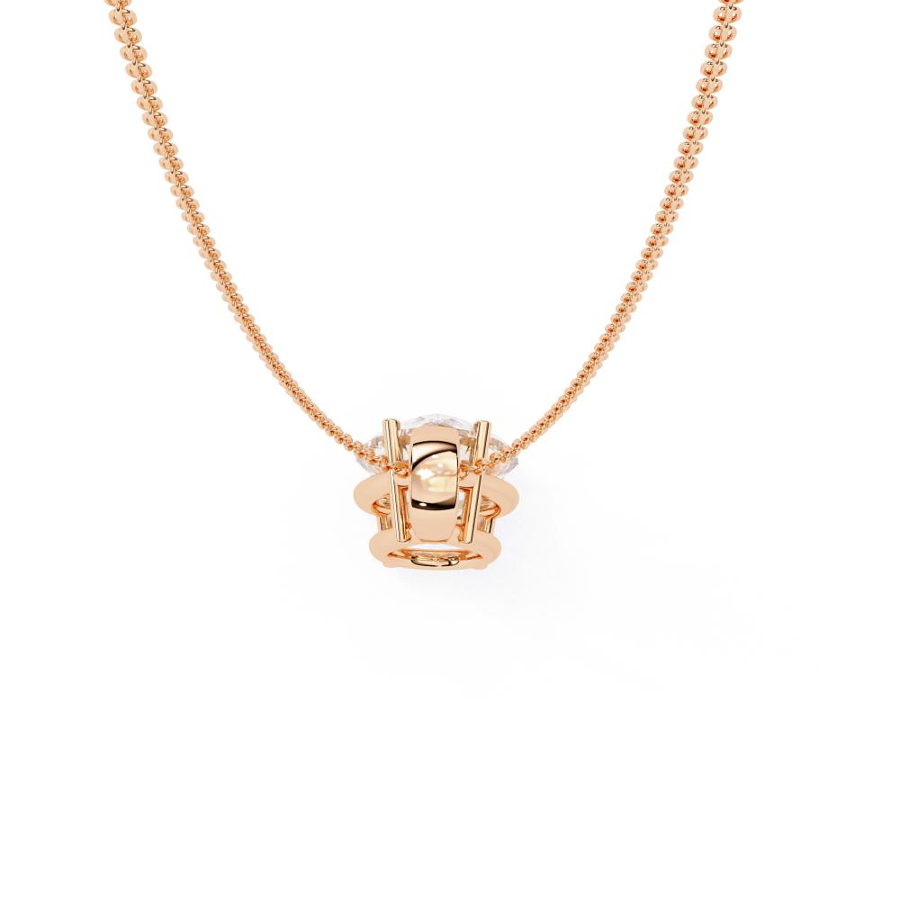 The Sophia Pear Solitaire Pendant With Chain