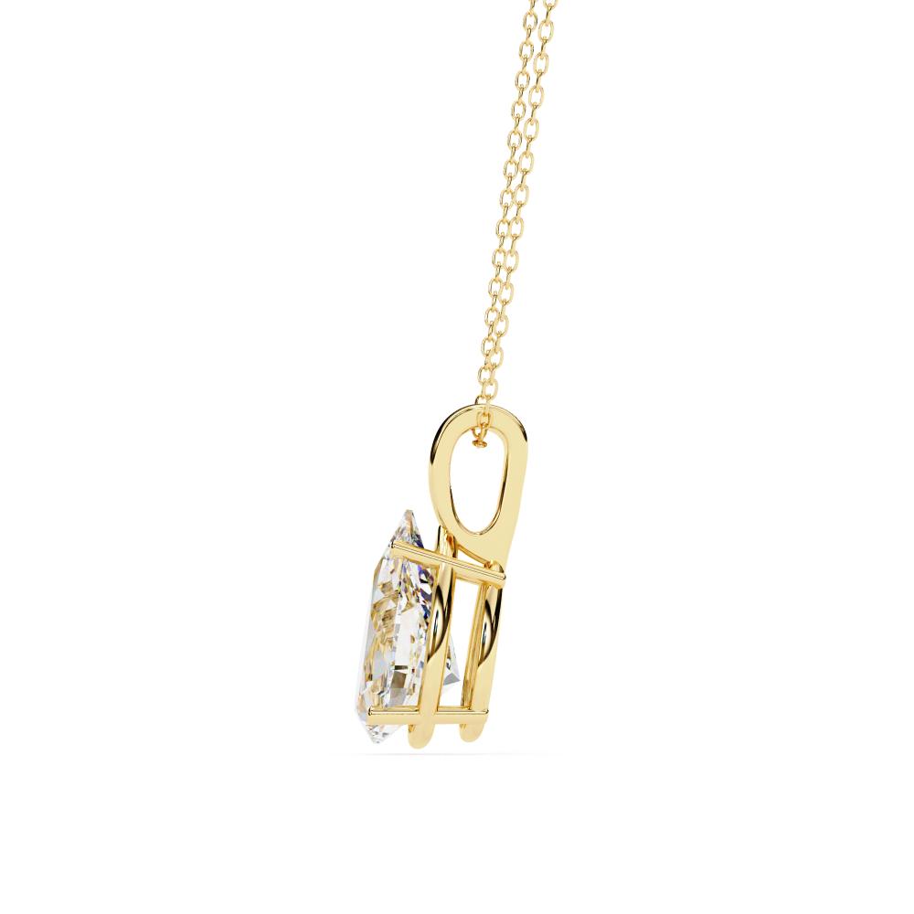 The Sophia Pear Solitaire Pendant With Chain