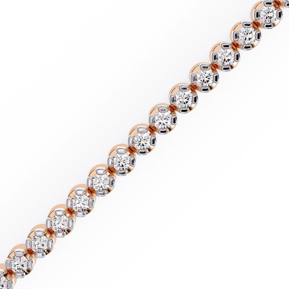 The Georgia Round Enchanted Brilliance Tennis  Bracelet