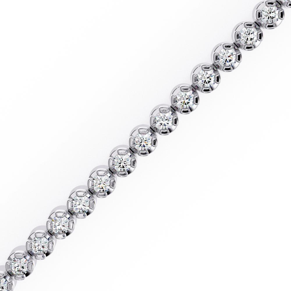 The Georgia Round Enchanted Brilliance Tennis  Bracelet