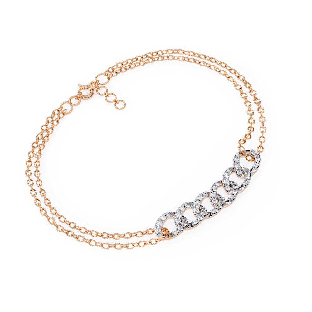 The Angela Luxe Luster With Chain Bracelet