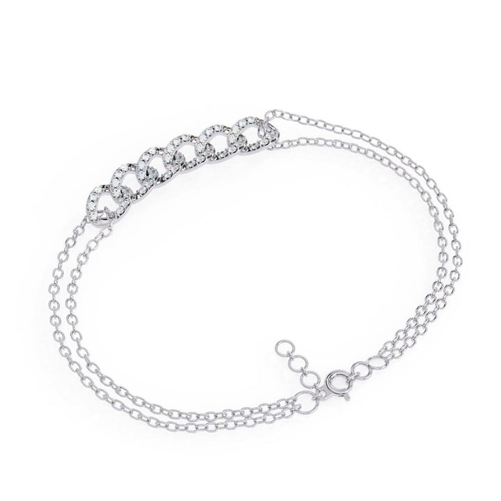 The Angela Luxe Luster With Chain Bracelet