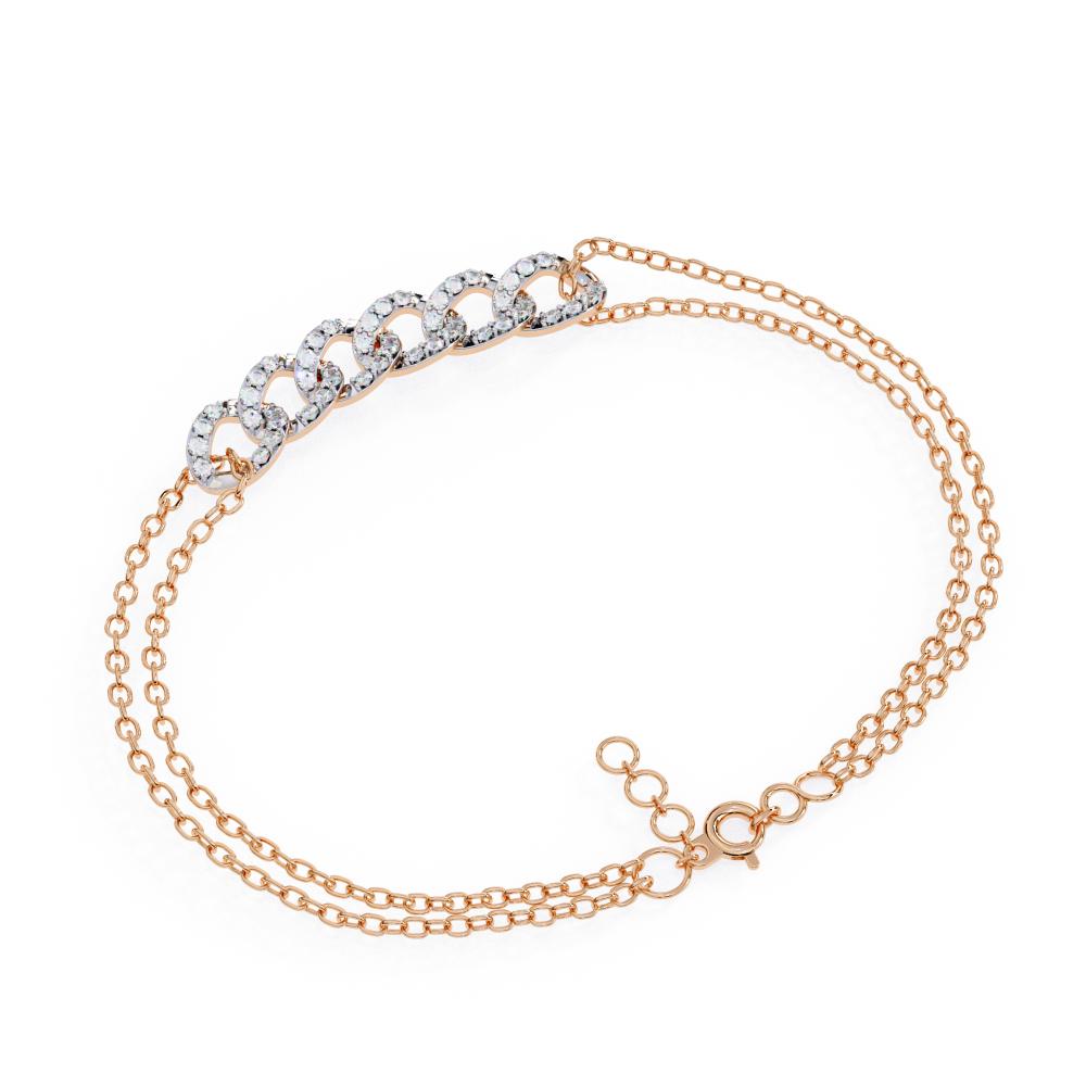 The Angela Luxe Luster With Chain Bracelet