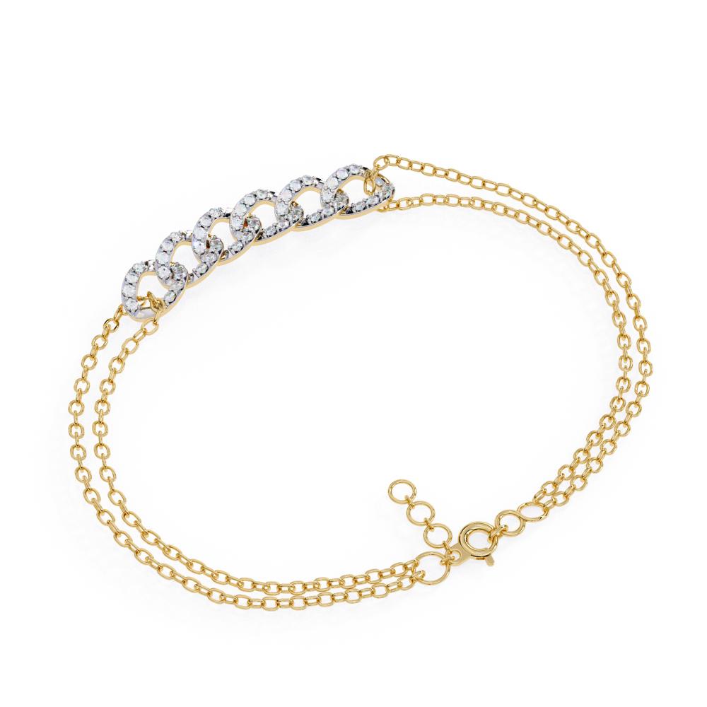 The Angela Luxe Luster With Chain Bracelet