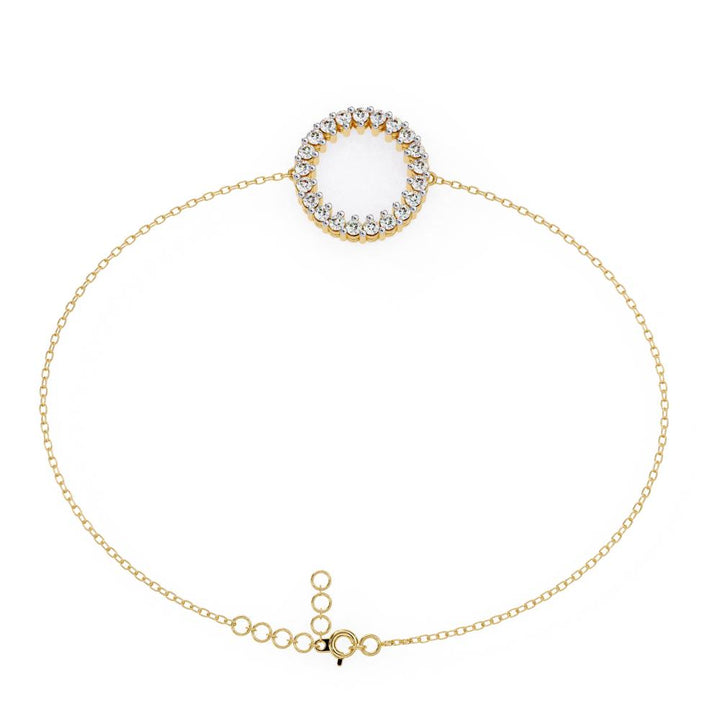 The Pamela Circle Diamond Bracelet