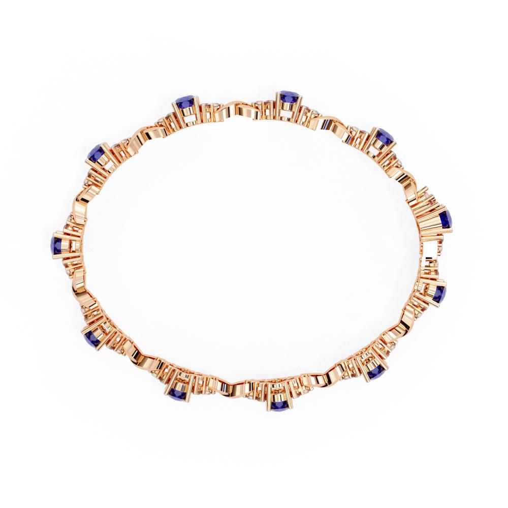 The Aillery Blue Oval Bracelet