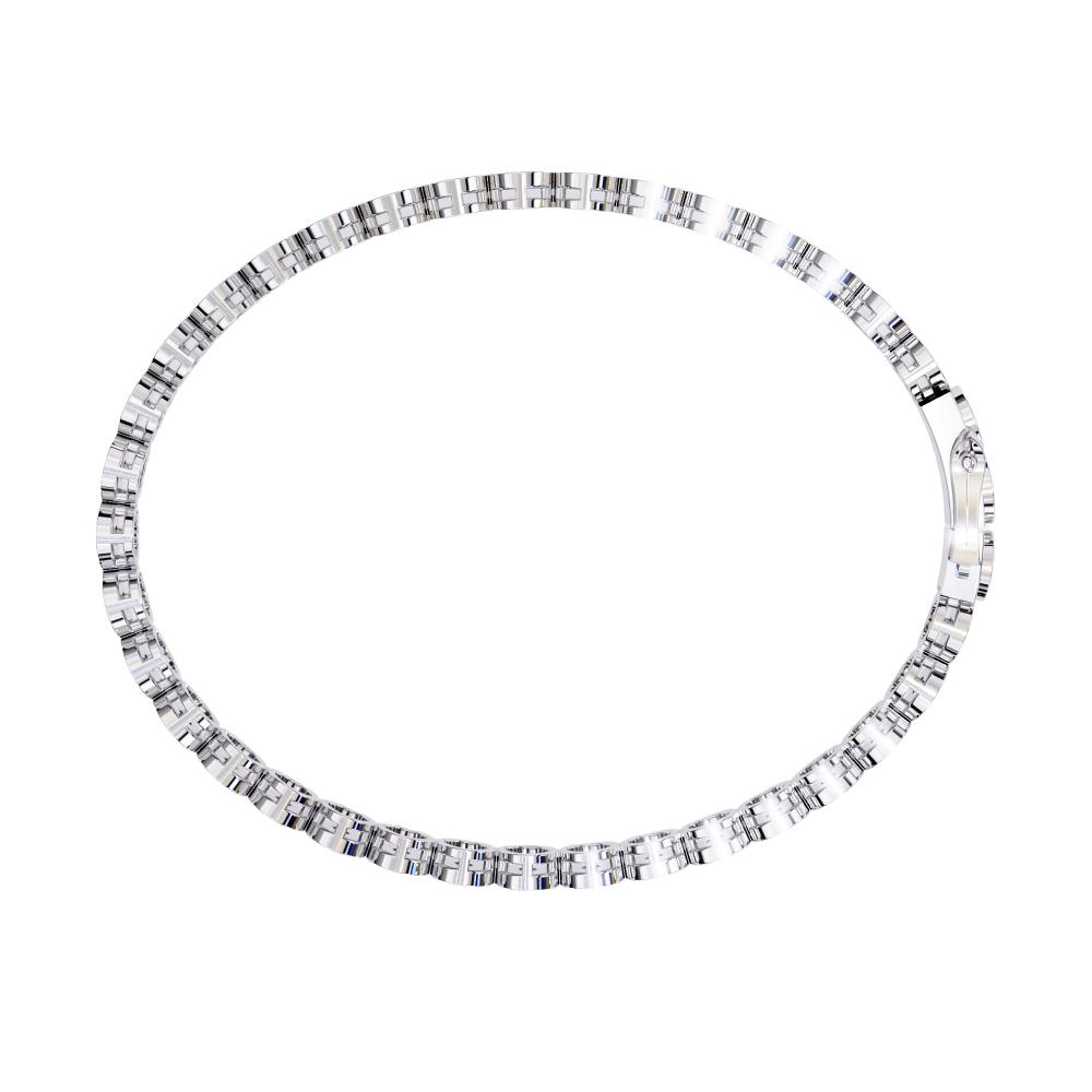 The Hamilton Round Bezel Set Tennis Bracelet