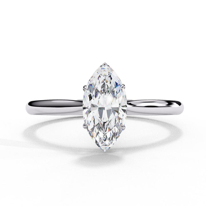 The Jennifer Marquise Cathedral Solitaire Engagement ring