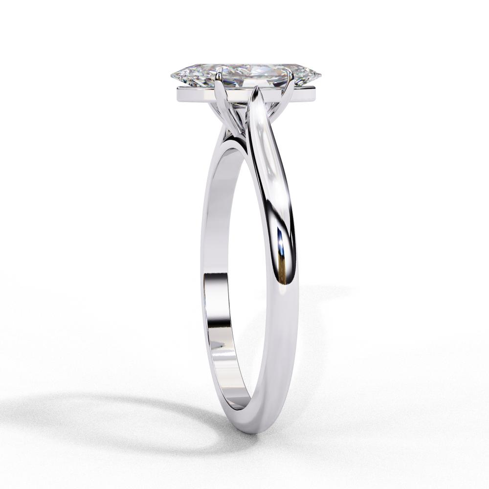 The Jennifer Marquise Cathedral Solitaire Engagement ring