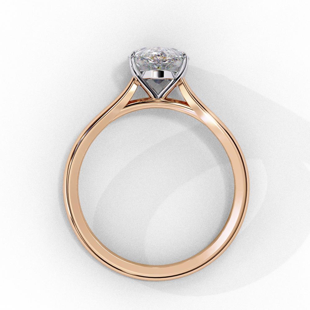 The Jennifer Pear Cathedral Solitaire Engagement ring