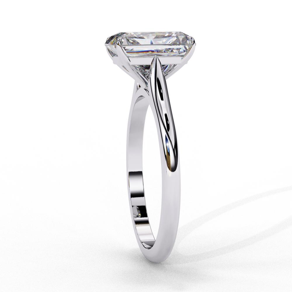 The Jennifer Emerald Cathedral Solitaire Engagement ring